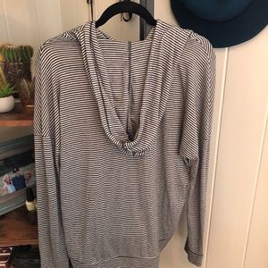 Brandy Melville Striped Lightweight Sweatshirt
